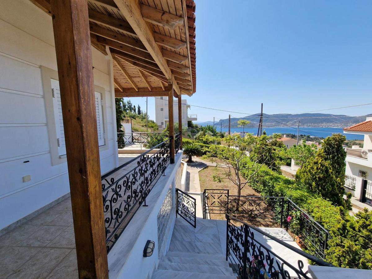 Villa Liana : Luxury Villa With Fantastic Sea View, Near Airport Porto Rafti Exterior photo