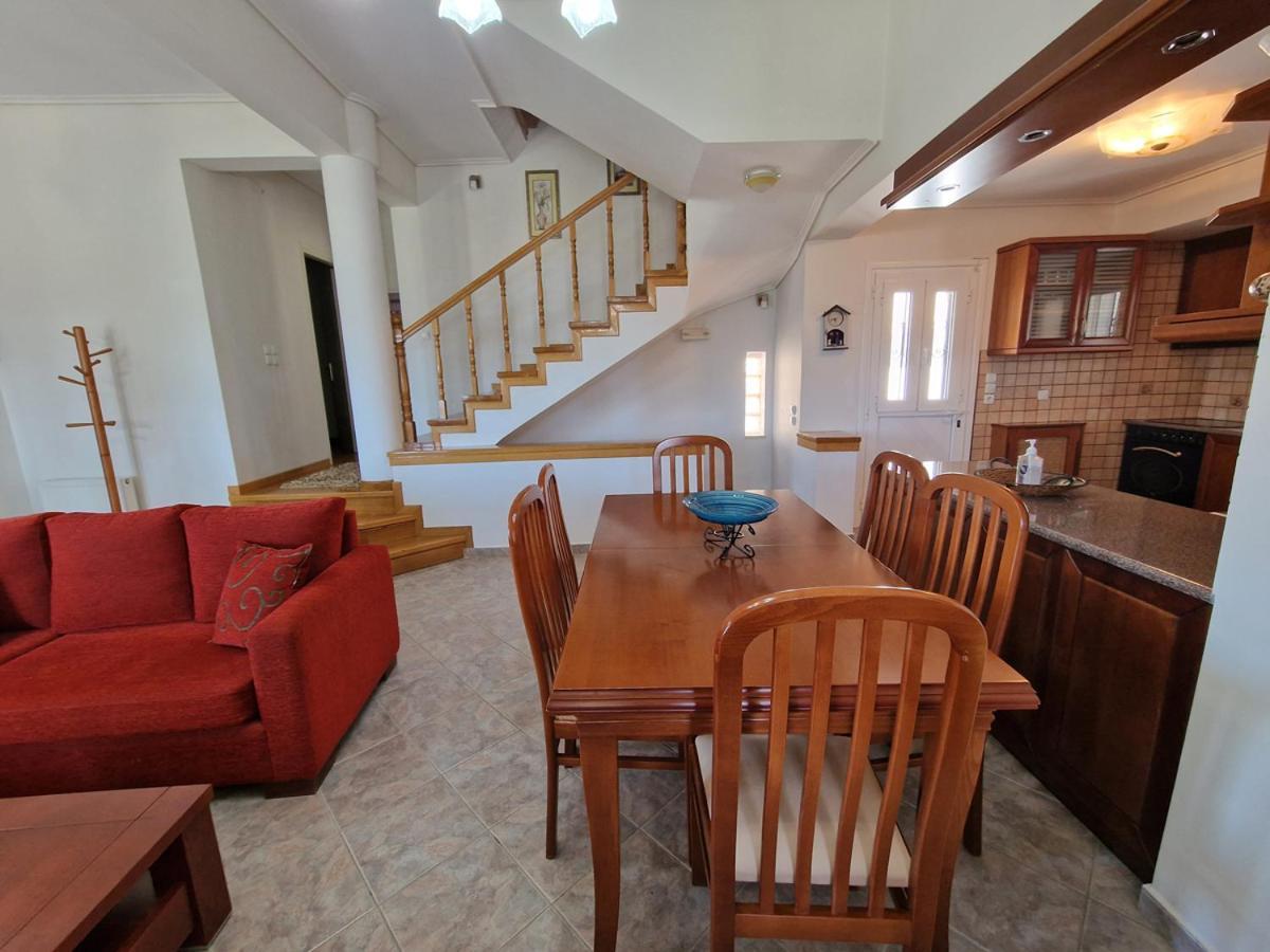Villa Liana : Luxury Villa With Fantastic Sea View, Near Airport Porto Rafti Exterior photo