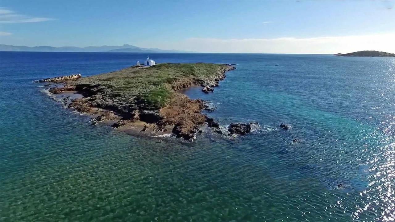 Villa Liana : Luxury Villa With Fantastic Sea View, Near Airport Porto Rafti Exterior photo